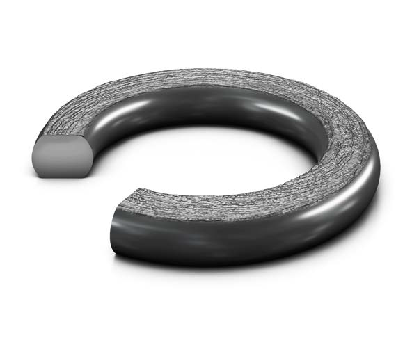 Black o-ring that has a flat surface